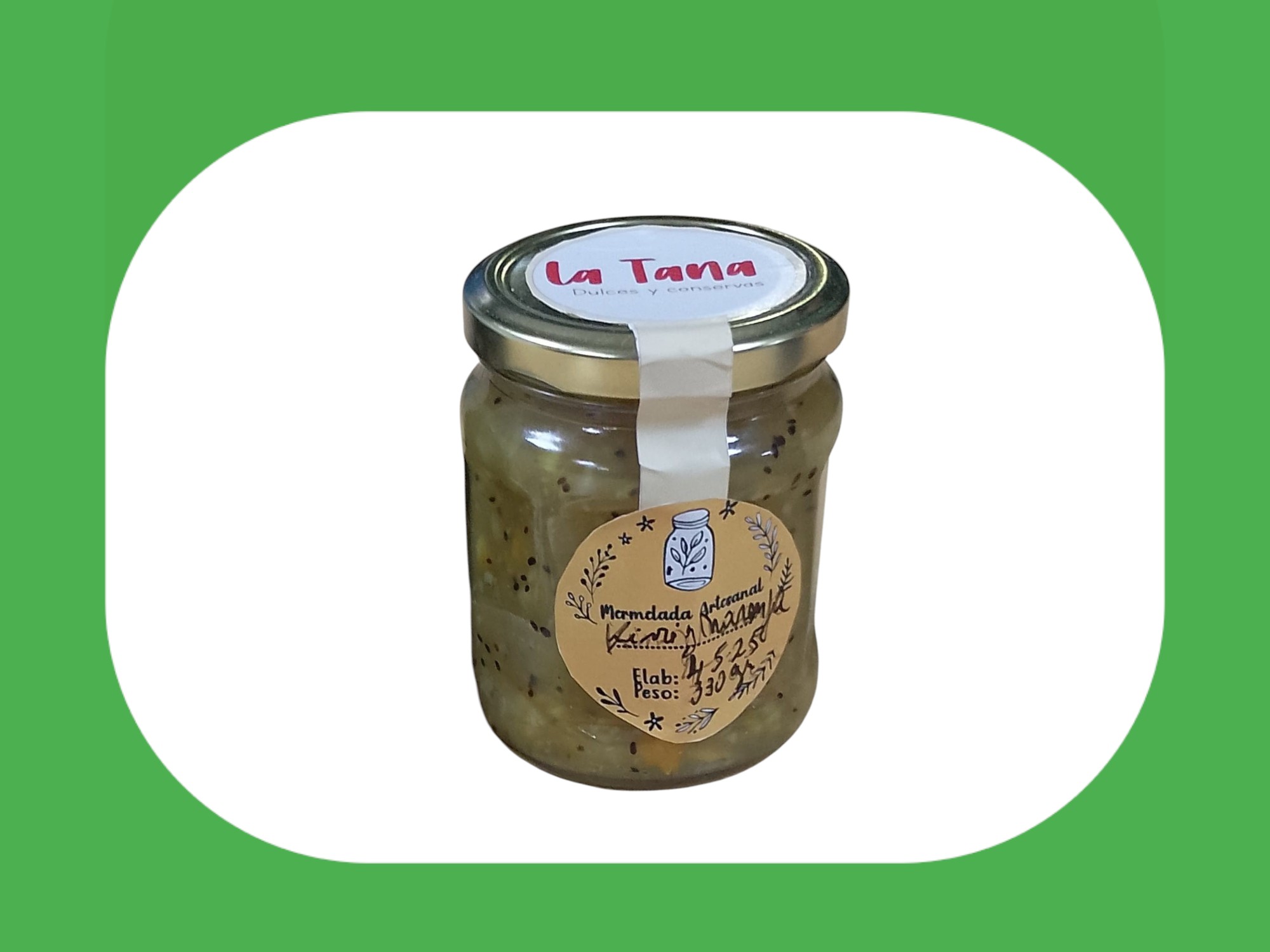 Mermelada artesanal "La tana" de naranjas