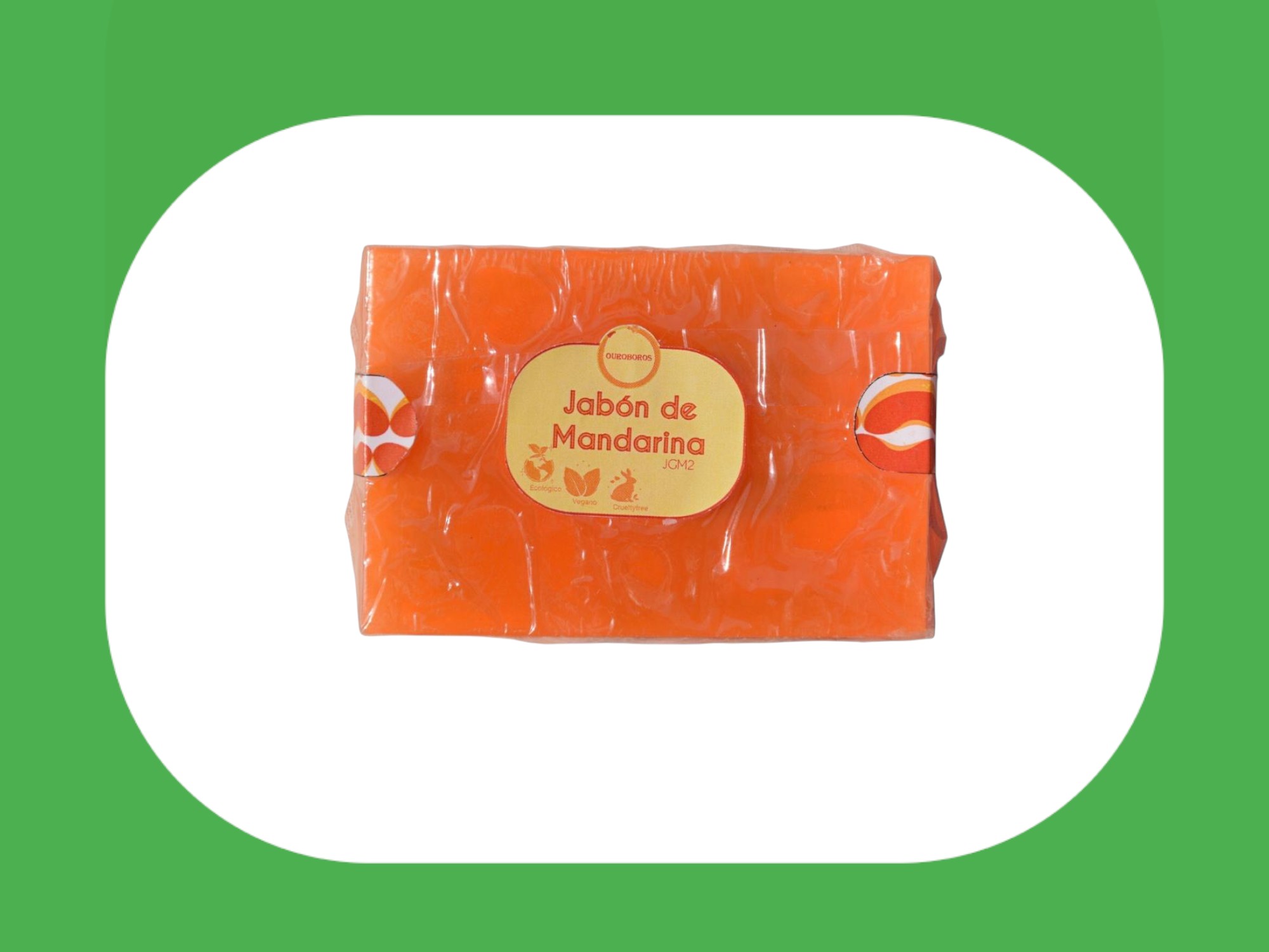 Jabón de glicerina de mandarina - "Ouroboros"