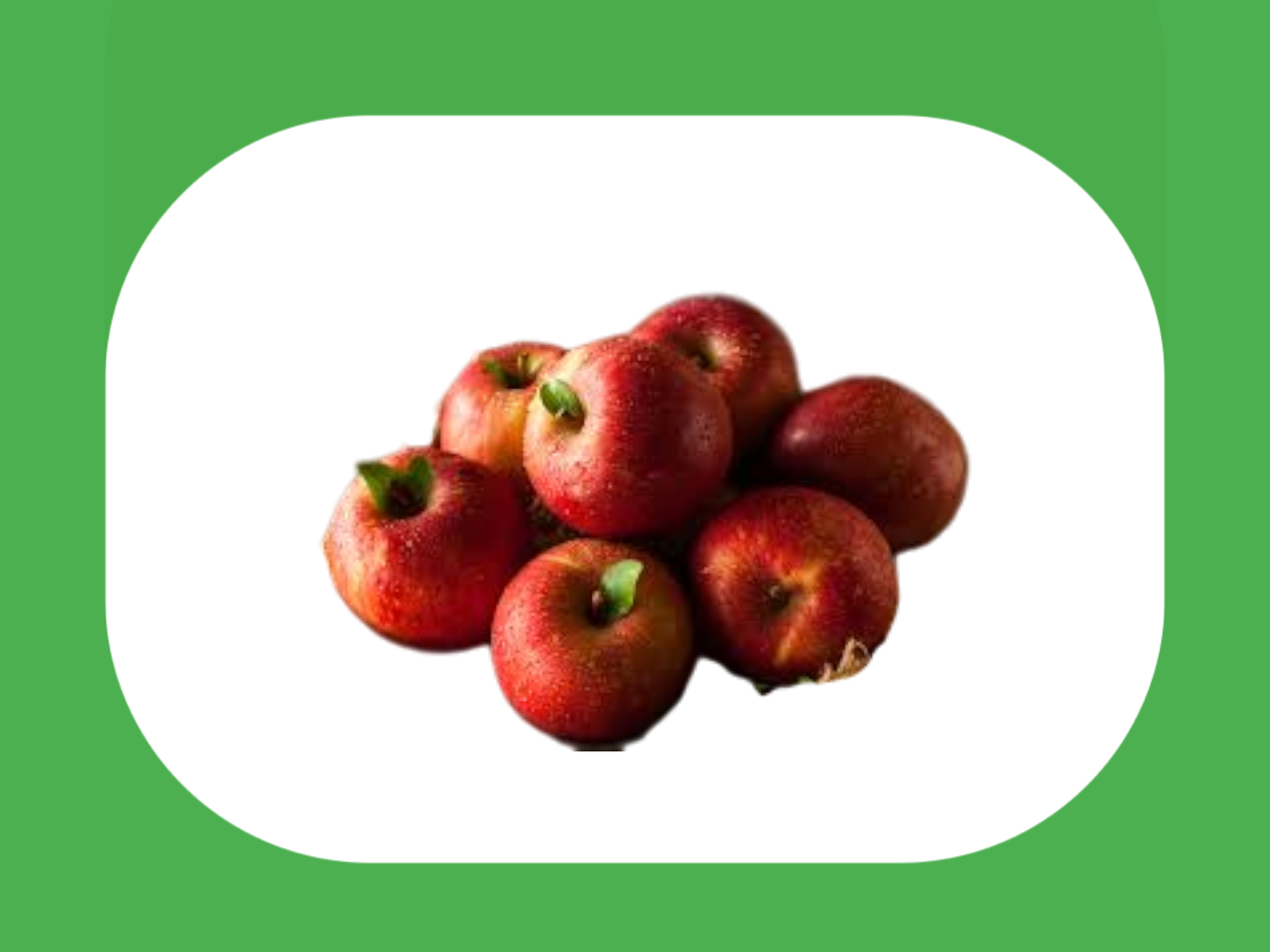 Manzanas rojas agroecológicas