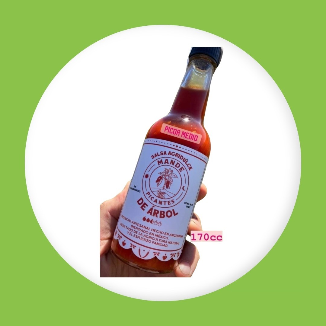 Salsa agridulce de chile de árbol "Mande"